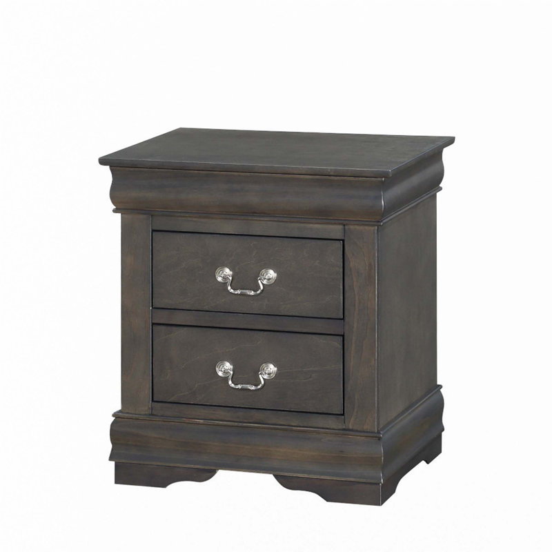 Table de chevet, Gris foncé