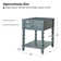 Lashena Traditional 26" Tall Solid Wood End Table with Extendable Tray and Built-in Charging Outlets
