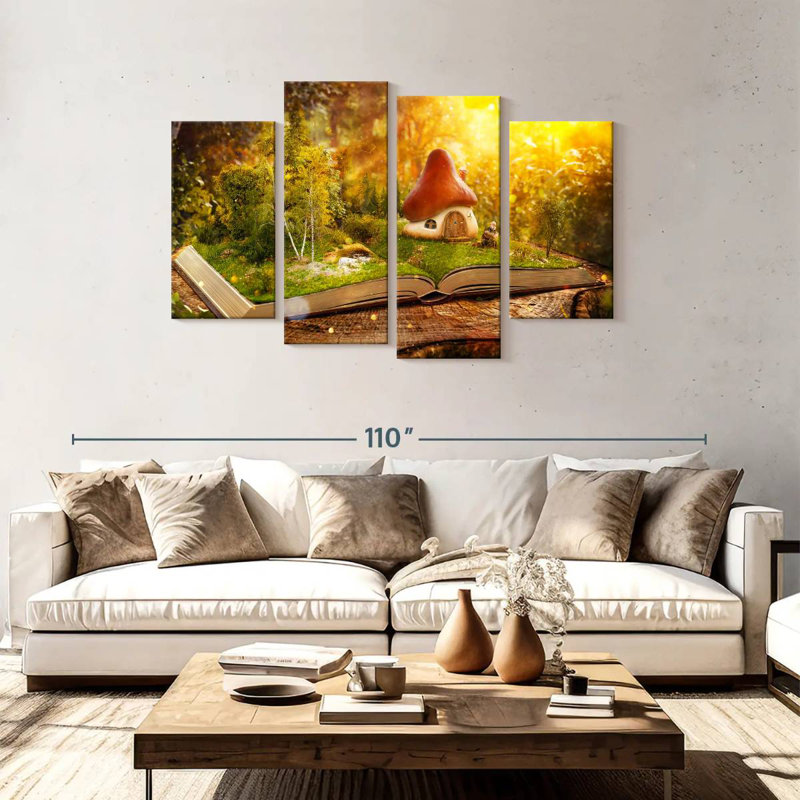 Kelan Fantasy Home Champignon sur livre