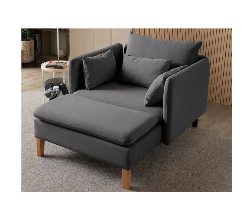 Fauteuil à oreilles, Anthracite