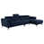 Tissu bleu marine sélectionné
