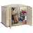 DuraMate 8 ft. W x 5.5 ft. D Plastic Storage Shed-12262286