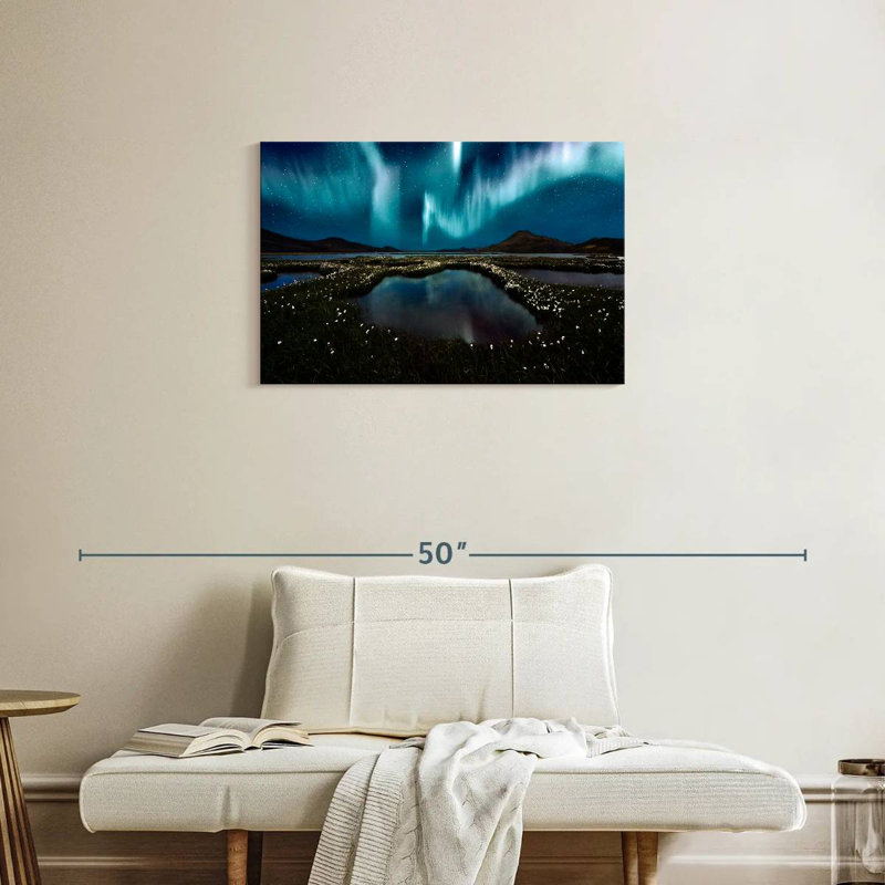 Alvord Landmannalaugar Northern Lights, H 20 po x l 30 po