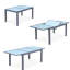 Dancer 6 - Person Patio Dining Set Extendable Rectangular Table-36581542