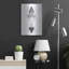 Ivy Bronx «Deco Triangles» par Sabrina Balbuena, art mural en métal-2143776951