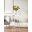 Siems Glass Top Frame End Table