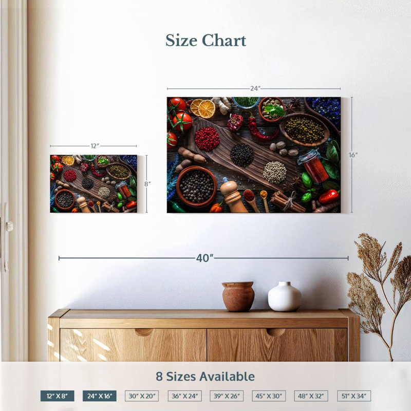 Yarlin Spice For Taste, 16" H x 24" W