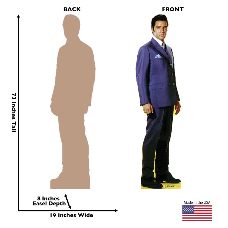 Life-Size Elvis Presley Cardboard Stand-Up with Hands on Hips