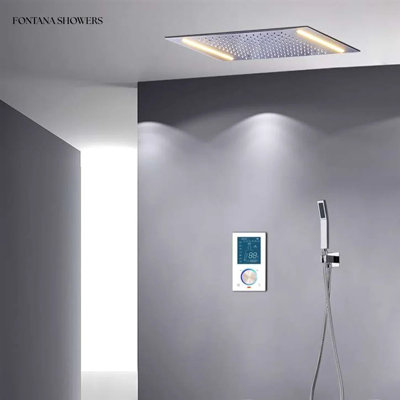Système de douche thermostatique numérique à DEL Emilia Posh