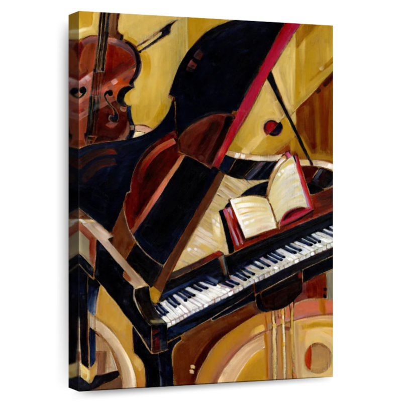 Abarca, piano abstrait II, H 48 po x l 32 po
