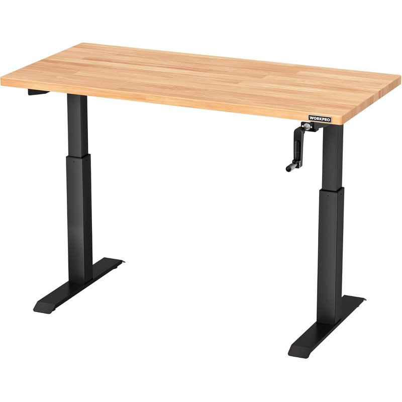 Établi réglable 47,2 x 23,6 po, support à manivelle, capacité de 300 lb