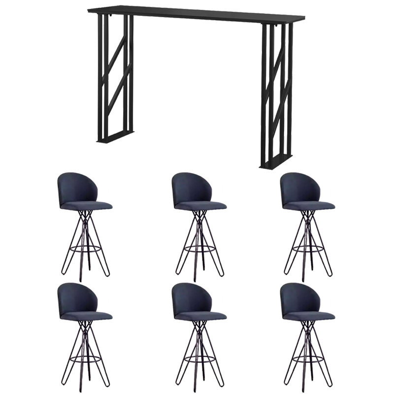 Anza, Black, Black, 41.3"H x 55.1"L x 15.7"W