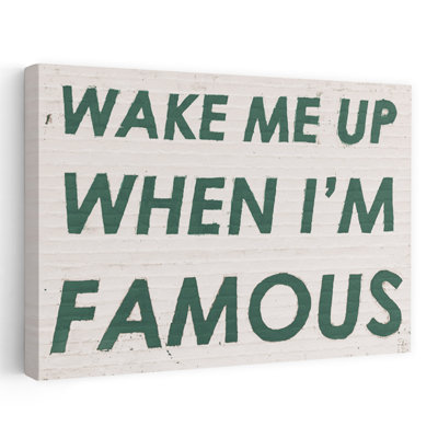 «Wake Me When Famous Green», art contemporain abstrait