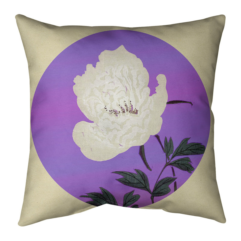 Housse de coussin Keito Sato, 26 po x 26 po, Mauve, Housse de coussin seulement