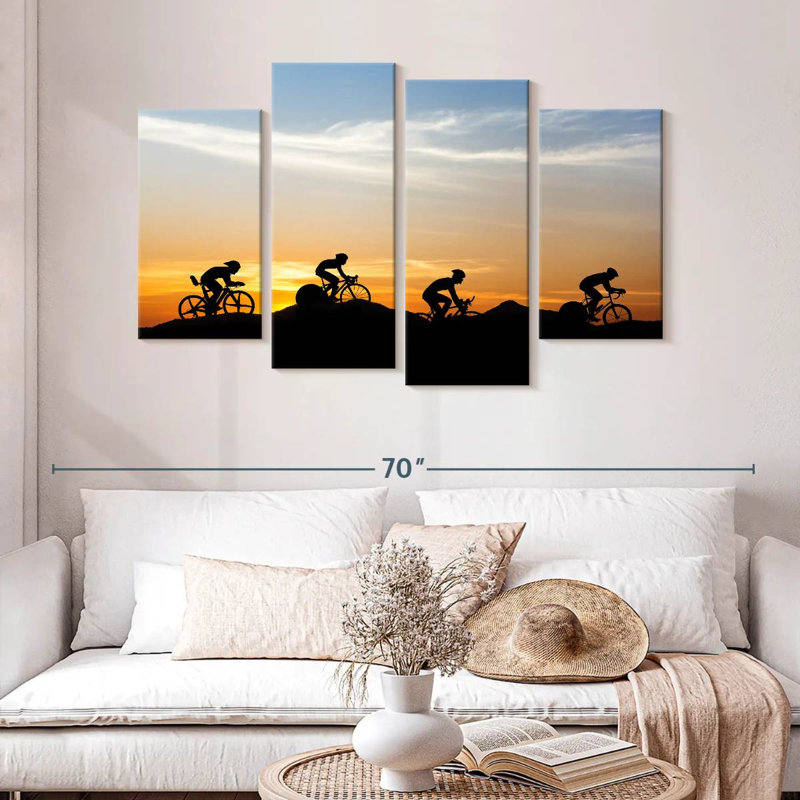 Sireci Mountain Cyclists, 32'' H x 52'' W