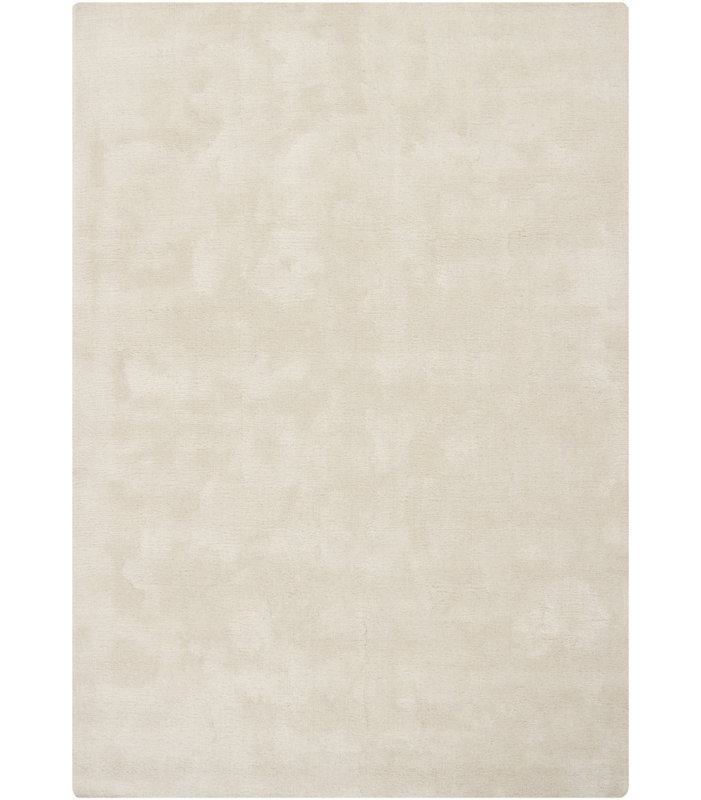 Tapis de zone unie ivoire Tomica, Rectangle 5 pi 3 po x 7 pi 7 po