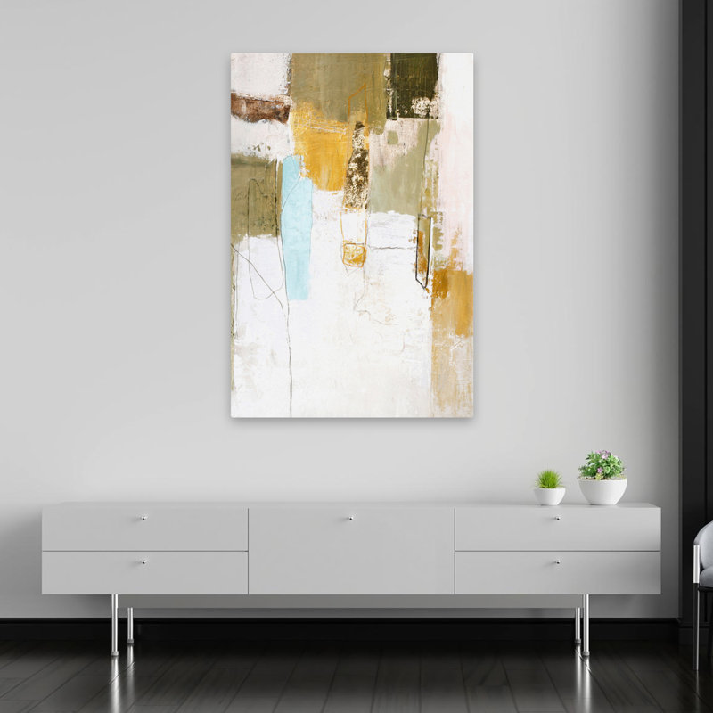 Mingle 3 - Art abstrait, H 60 po x l 40 po