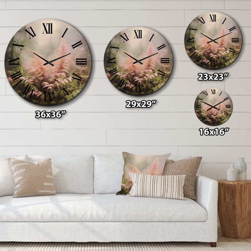 Citialli - Horloge murale florale, Petit