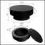 31.5'' Round Coffee Table with Storage, Solid Wood Veneer, Modern Accent for Living Room, Bedroom, and Office, Black