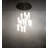 Cilindro 14 - Light Bronze Cluster Pendant