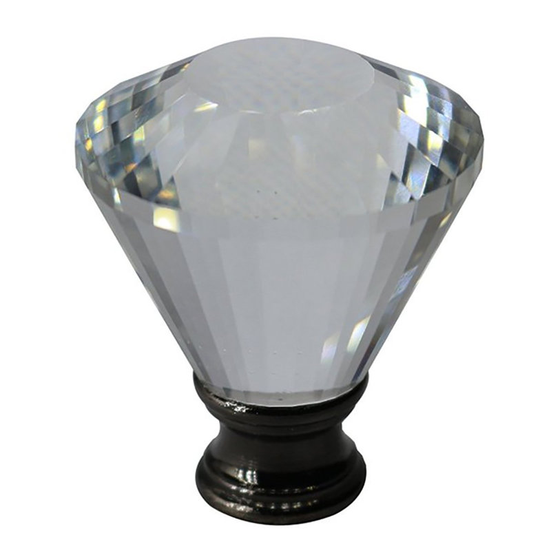 Fleuron en cristal Kulwinder Diana, Noir