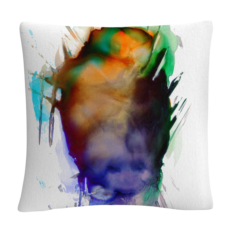 Abstract Throw Pillow