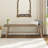 Solid Wood Natural Entryway Bench-1263767447