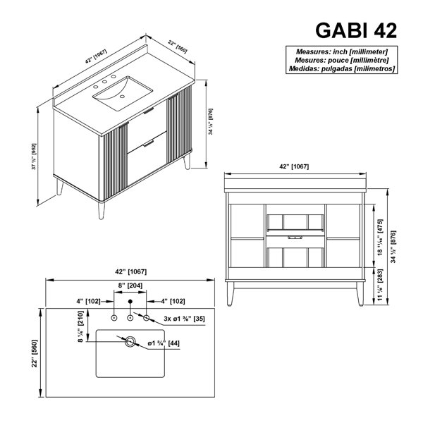 Dimensions du produit