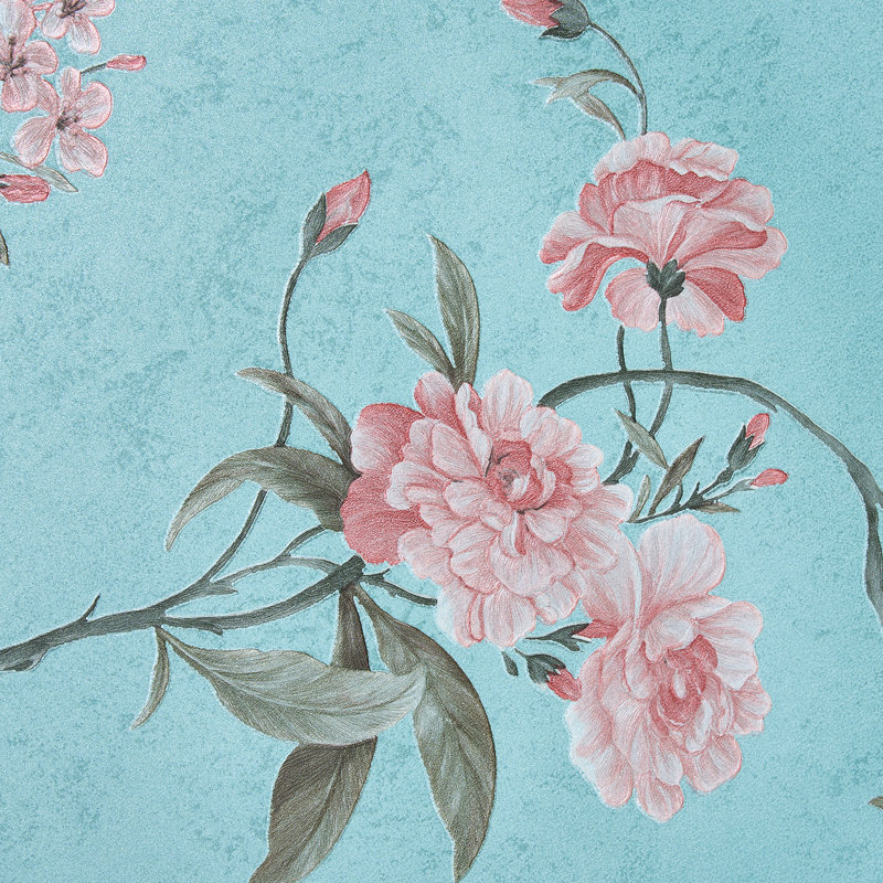 Non-Pasted Non-Woven 3D Embossed Wallpaper Roll