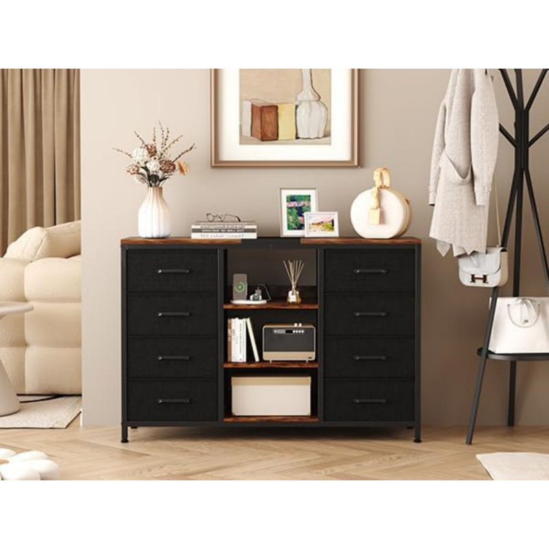 Commode 8 tiroirs Cratten