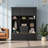 75" H Functional Hall Tree With Bench Storage, 5-in-1 Entryway Organizer Coat Rack, 6 Drawers, 3 Cabinets & Shelves For Hallway, Living Room-434611892