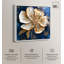 Or sur toile sérénade dorée, art floral élégant par Art Remedy-107778618-107778648