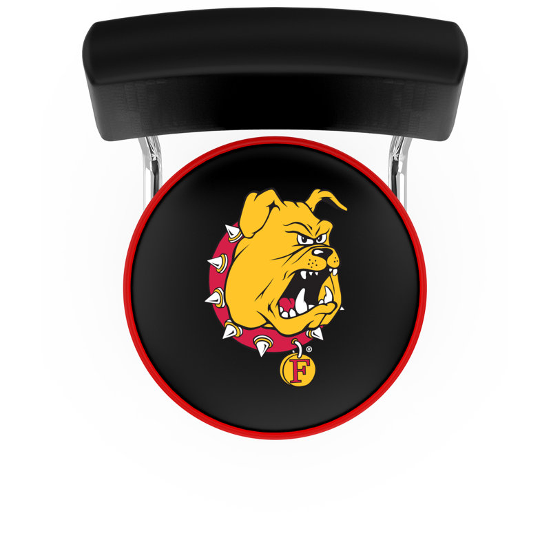 NCAA 30" Swivel Bar Stool, Ferris State University