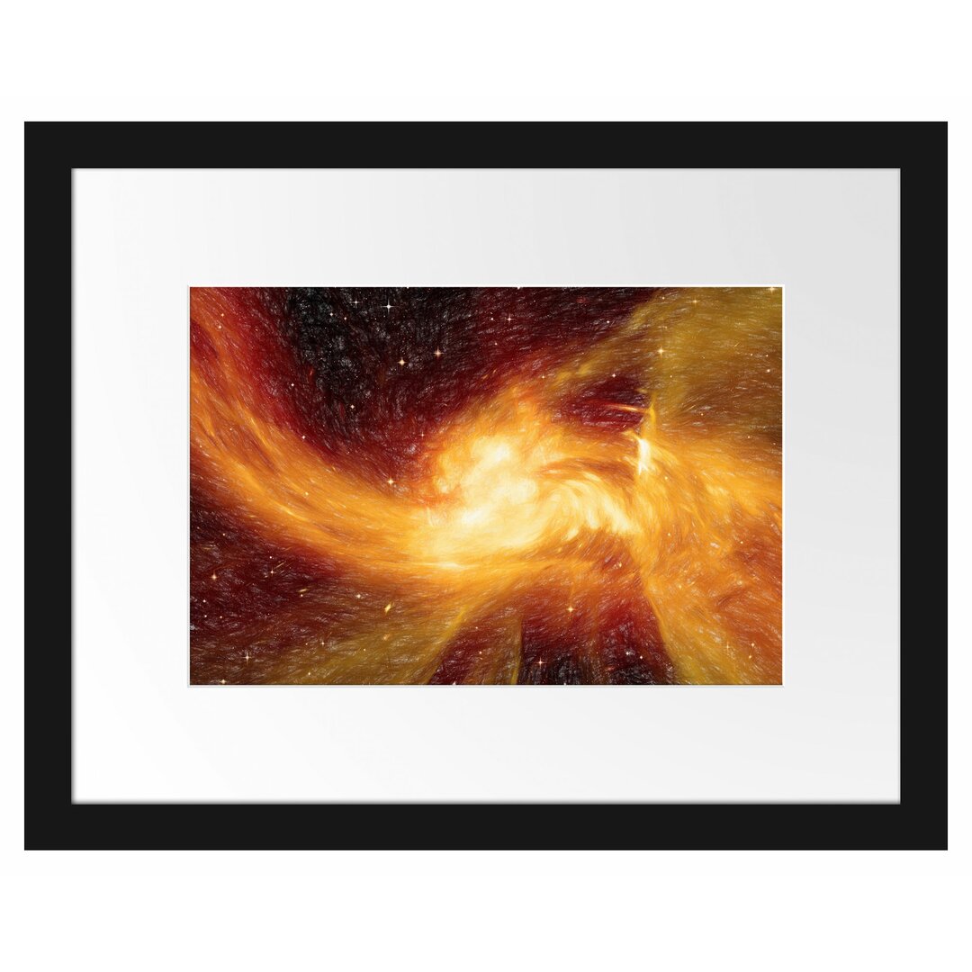 Gerahmtes Poster Galaxie der Sterne