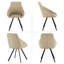 43cm H Upholstered Metal Side Chair-1643862318