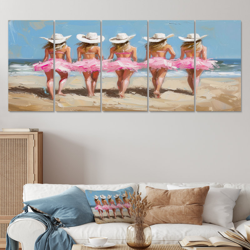 Cowgirls In The Arizona Desert - Ensemble de décorations murales de cow-filles, H 28 po x l 60 po