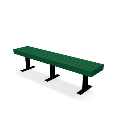 Banc de parc en plastique recyclé trailside