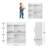 5-Cubby Kids Toy Storage Organizer, 2 Tier Bookshelf with Storage Cabinet for Boys and Girls, Wooden Bookcase for Playroom, Kids Room, Nursery, Kindergarten-1602460565