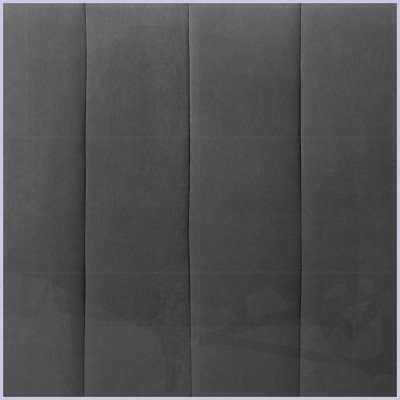Modern Grey Velvet Chesterfield Channel Loveseat - Plush Foam for Living Room Comfort &amp; Style
