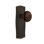 Prairie Plate with Brown Porcelain Door Knob
