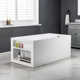 59'' x 29.5'' Freestanding Rectangular Acrylic Soaking Bathtub with Built-In Storage
