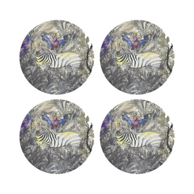 Arcadia Zebra Pebble 16" Vinyl Placemat