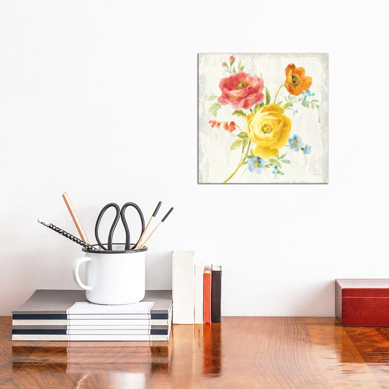 Full Bloom V by Danhui Nai - Wrapped Canvas Print, 30.48 cm H x 30.48 cm W