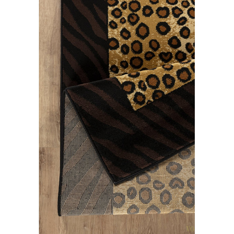 Tribes  2 Ft. X 3 Ft. Animal Print Area Rug, Rectangle 2' x 3'