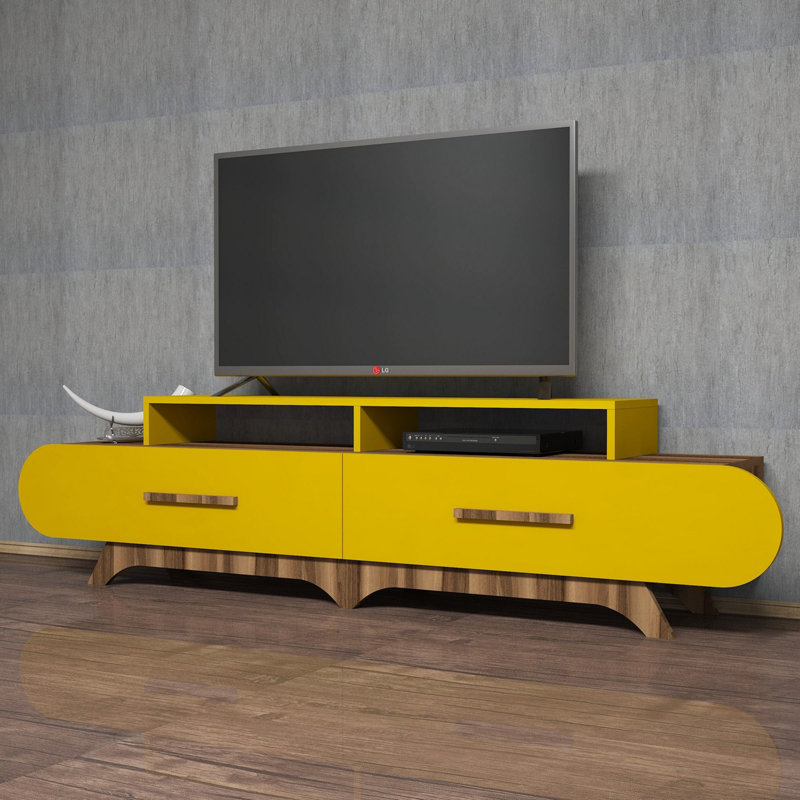 Branham Unfinished TV Stand for TVs up to 65", White