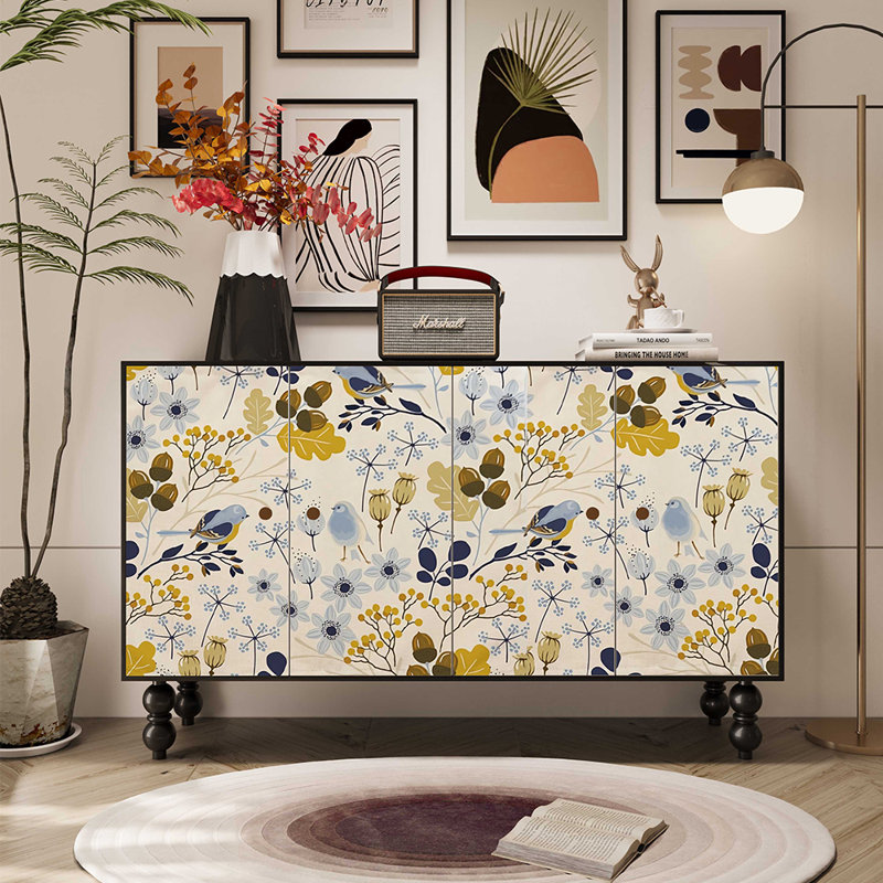 Nouvelle armoire d'entrée rétro de style chinois