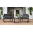 Ferlin 2-Person Outdoor Set – Wicker/Metal/Wood, Waterproof Cushions & UV-Resistant Frame-2017522844