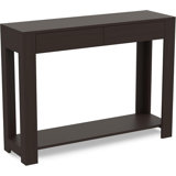 Console Tables For Entryway, Boho Console Table With Drawer And Shelf, Use As Doorway Table, Makeup Desk, Or Accent Furniture For Decorating Foyer, 12 X 40 X 30 Inches
