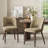  Modern Velvet Upholstered Dining Chair Side Chair with Wooden Legs-233511917