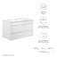 Meuble-lavabo mural 36 po Modway Render-415697352